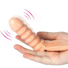 Load image into Gallery viewer, Finger Vibrating Anal Massager Glove