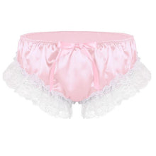 Load image into Gallery viewer, Ruffled Sissy Satin Panties