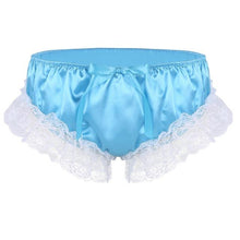 Load image into Gallery viewer, Ruffled Sissy Satin Panties