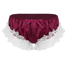 Load image into Gallery viewer, Ruffled Sissy Satin Panties