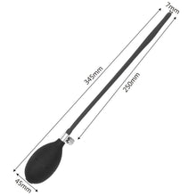 Load image into Gallery viewer, Black Inflatable Silicone Penis Plug