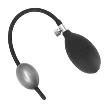 Load image into Gallery viewer, Black Inflatable Silicone Penis Plug