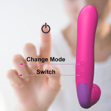 Load image into Gallery viewer, Double Ended Dildo Vibrator Inverted