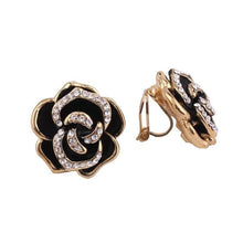 Load image into Gallery viewer, Flower Clip On Earrings "Sissy Rose"