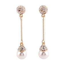 Load image into Gallery viewer, KRYSTAL Dangle Clip On Earrings