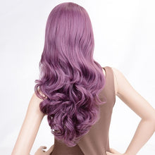 Load image into Gallery viewer, 24 Inches Purple Long Wavy Wig