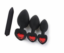 Load image into Gallery viewer, Jeweled Butt Plug Sissy