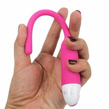 Load image into Gallery viewer, 7-Speed Black Vibrating Silicone Penis Plug