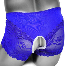 Load image into Gallery viewer, Crotchless Sissy Lace Boxer