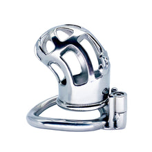 Load image into Gallery viewer, CC73 Men's stainless steel arc ring chastity lock