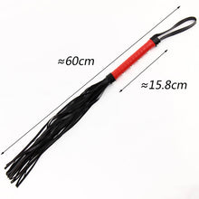 Load image into Gallery viewer, Sexy Black Lash  PU Leather Whip