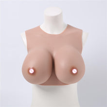 Load image into Gallery viewer, Short Round Neck Half Body Solid Breast Forms