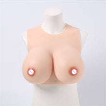 Load image into Gallery viewer, Short Round Neck Half Body Solid Breast Forms