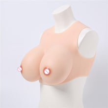 Load image into Gallery viewer, Short Round Neck Half Body Solid Breast Forms