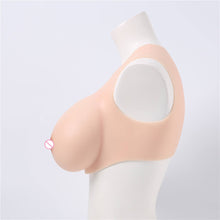 Load image into Gallery viewer, Short Round Neck Half Body Solid Breast Forms