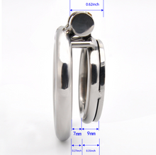 Load image into Gallery viewer, Tiny Metal Chastity Device 0.62 Inches Long