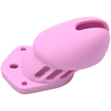 Load image into Gallery viewer, Silicone Chastity Cage Pink & Short