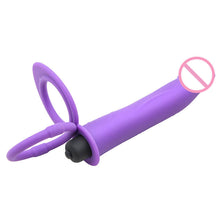 Load image into Gallery viewer, Double Penetration Penis Vibrator