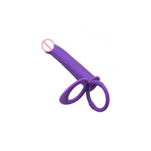 Load image into Gallery viewer, Double Penetration Penis Vibrator