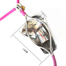 Load image into Gallery viewer, Stainless Steel BDSM Chastity Cage Belt