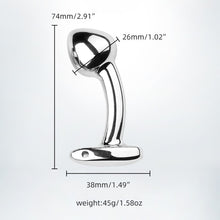 Load image into Gallery viewer, Stainless Steel Bend Anal Butt Plugs