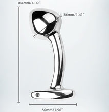 Load image into Gallery viewer, Stainless Steel Bend Anal Butt Plugs