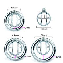 Load image into Gallery viewer, Stainless Steel Chastity Device 0.98 Inches Long