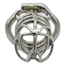 Load image into Gallery viewer, Stainless Steel Stealth Chastity Cage With Hinged Rings