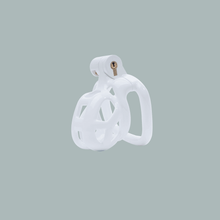 Load image into Gallery viewer, White Cobra Chastity Cage Kit 1.77 To 4.13 Inches Long