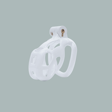 Load image into Gallery viewer, White Cobra Chastity Cage Kit 1.77 To 4.13 Inches Long