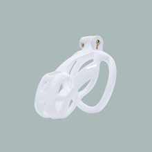 Load image into Gallery viewer, White Cobra Chastity Cage Kit 1.77 To 4.13 Inches Long