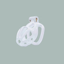 Load image into Gallery viewer, White Stripe Cobra Chastity Cage Kit 1.77 To 4.13 Inches Long
