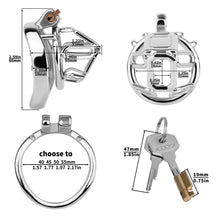 Load image into Gallery viewer, 304 Stainless Steel Male Chastity Cage
