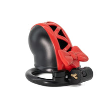 Load image into Gallery viewer, 3D Black Bow Chastity Cage-topchastity
