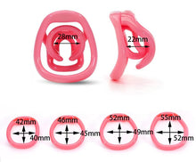Load image into Gallery viewer, 3D-Printed Double-Bar Resin Chastity Cage
