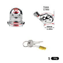 Load image into Gallery viewer, Breathable Steel Chastity Cage
