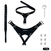 Load image into Gallery viewer, Chainmail Steel Chastity Cage with Belt - 10
