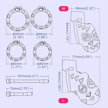 Load image into Gallery viewer, Rattlesnake Chastity Cage
