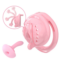 Load image into Gallery viewer, Mini Silicone Pussy Cock Cage
