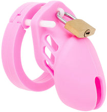 Load image into Gallery viewer, Silicone Chastity Cage  Perverse Pink(all rings included)
