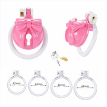 Load image into Gallery viewer, Bell-Bow ABS Chastity Cage

