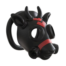 Load image into Gallery viewer, Bull Head Gas-Mask Resin Chastity Cage

