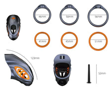 Load image into Gallery viewer, App and Remote-Controlled Silicone Electric Chastity Cage
