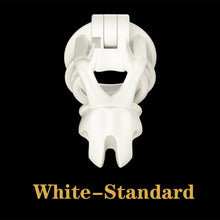 Load image into Gallery viewer, Arc Mamba Chastity Cage Chastity Device with 4 Rings front view
