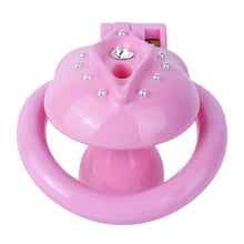 Load image into Gallery viewer, Time Tide Gem-Accented Flat ABS Chastity Cage
