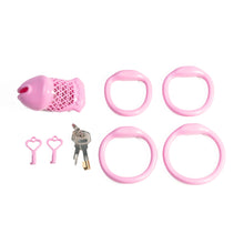 Load image into Gallery viewer, Beginner 3D-Printed Resin Chastity Cage With Hidden Lock
