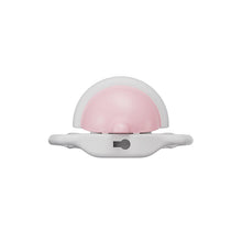 Afbeelding in Gallery-weergave laden, Blue and pink bell-shaped chastity cage rear view
