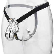 Load image into Gallery viewer, Steel Mamba Chastity Cage 2026 Edition size comparison

