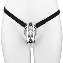 Load image into Gallery viewer, Steel Mamba Chastity Cage 2026 Edition side view
