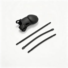 Afbeelding in Gallery-weergave laden, Black cage and flexible strap components
